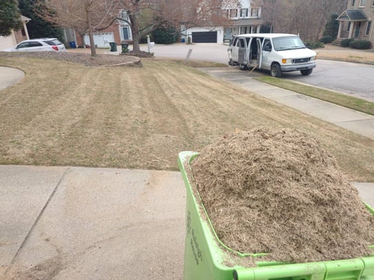 Scalping creates a ton of debris