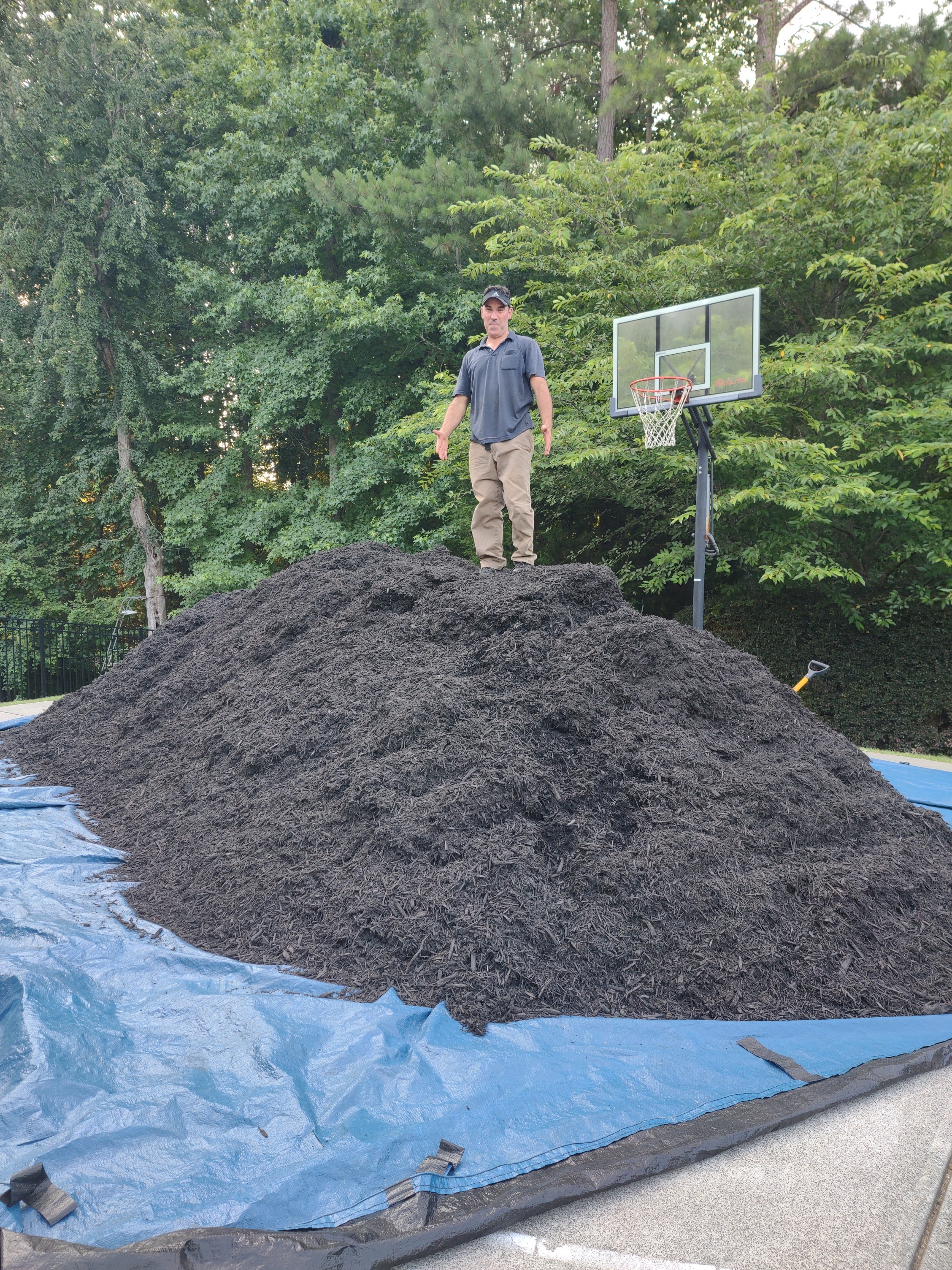 wake forest mulch installation